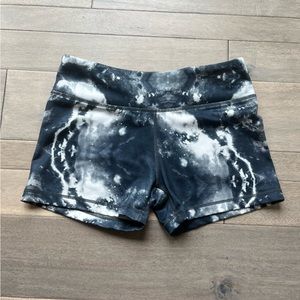 3” inseam Black Galaxy Shorts-Size Small